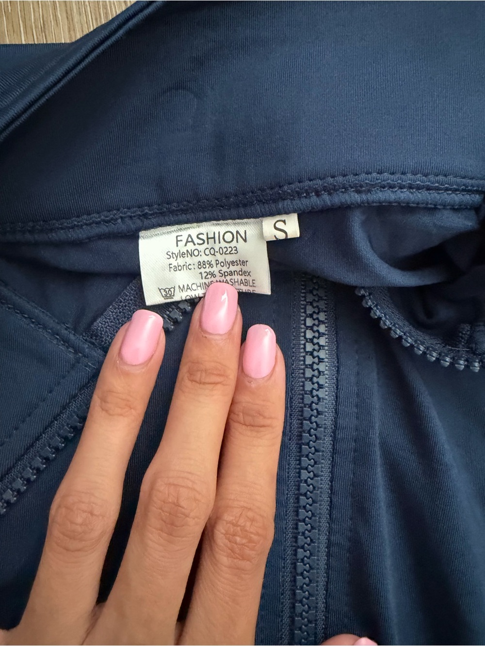 Navy Define Jacket - Picture 3 of 3